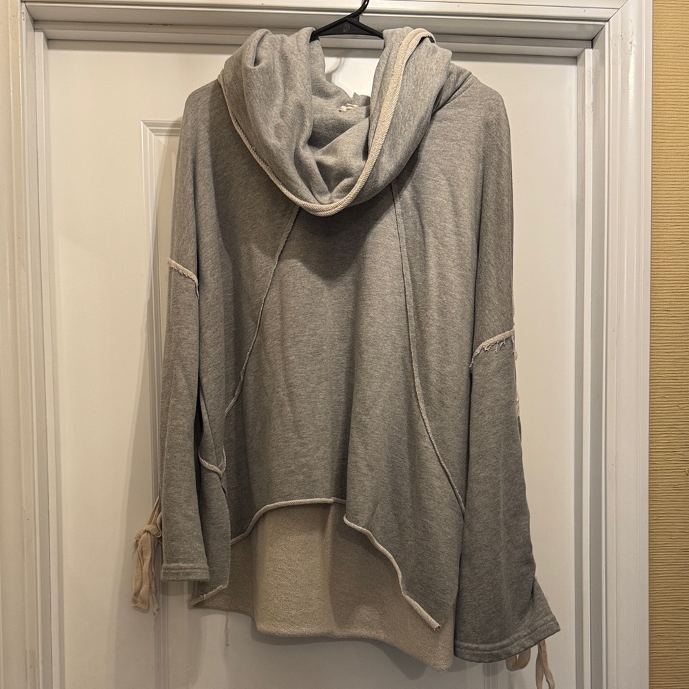 POL Cowl Neck Hoodie Sweatshirt